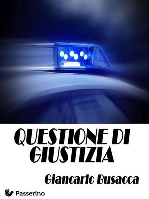 cover image of Questione di giustizia
